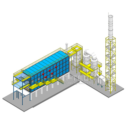 Lò đốt rác thải công nghiệp CNC-CN150T (công suất 150 tấn/ngày)