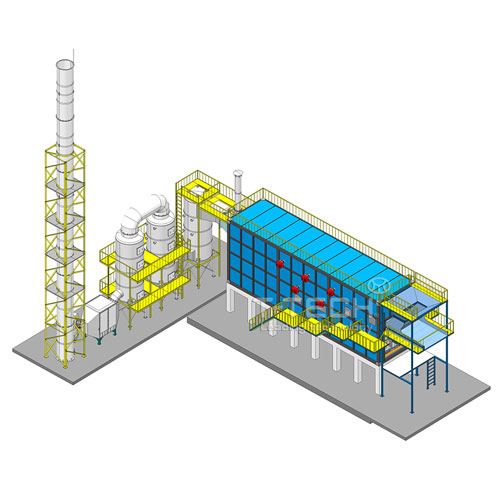 Lò đốt rác thải công nghiệp CNC-CN200T (công suất 200 tấn/ngày)