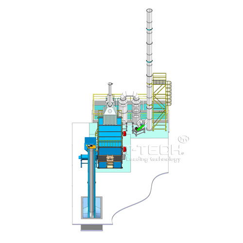 Lò đốt rác thải công nghiệp CNC-CN700 ( công suất 700 kg/h)