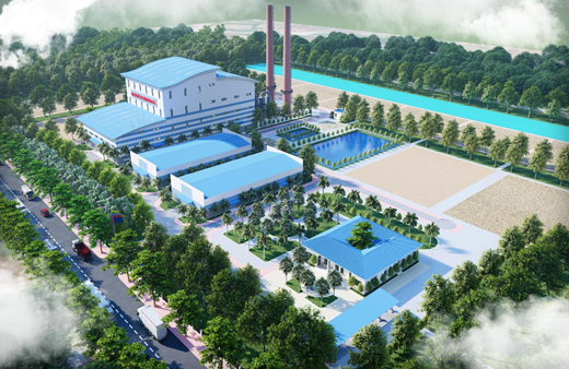 Toàn cảnh Mô hình Nhà máy xử lý rác Thành phố Tuy Hòa (tỉnh Phú Yên)