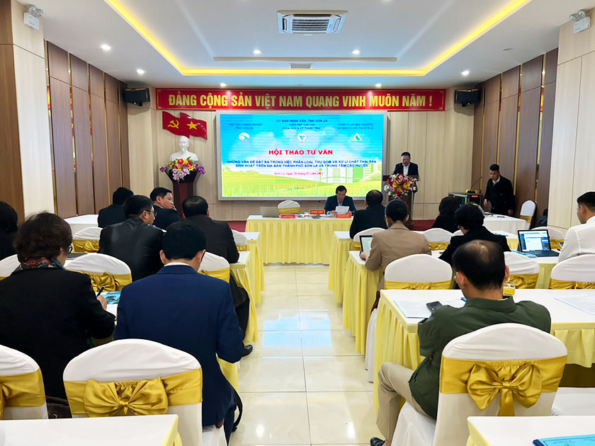 Hội thảo tư vấn thu gom – xử lý rác thải tại tỉnh Sơn La