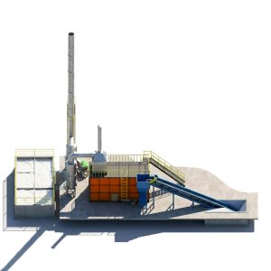 Lò đốt rác thải sinh hoạt CNC-1000A (công suất 1000 kg/h)