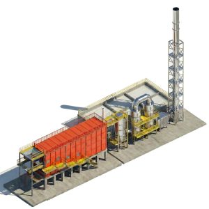 Lò đốt rác thải sinh hoạt CNC-4000A (công suất 4000 kg/h)